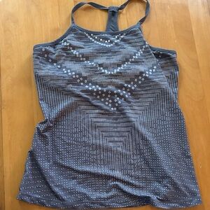Prana Gray Geometric Women's Tank Top
